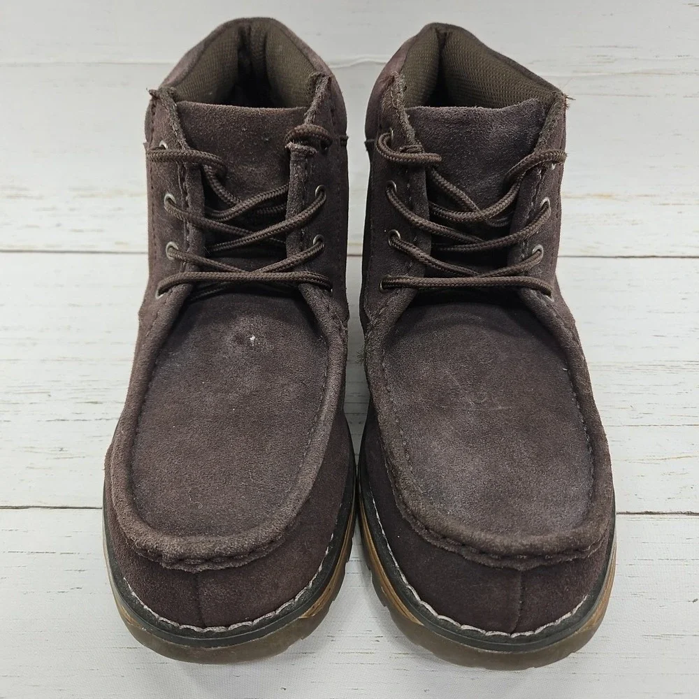 Bass Kilduff Mens 9 Chocolate Brown Suede Leather Chukka‎ Boot Hiking 1493-211